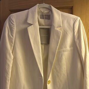 Everlane Cream bone linen Blazer